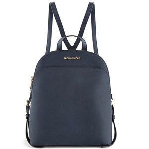 Michael Kors Navy Emmy Large Backpack! NWT